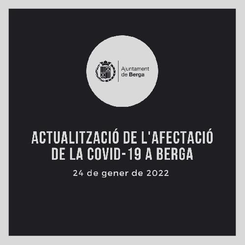 Comunicat sobre la incidència de la Covid-19 a Berga (24/01/22)
