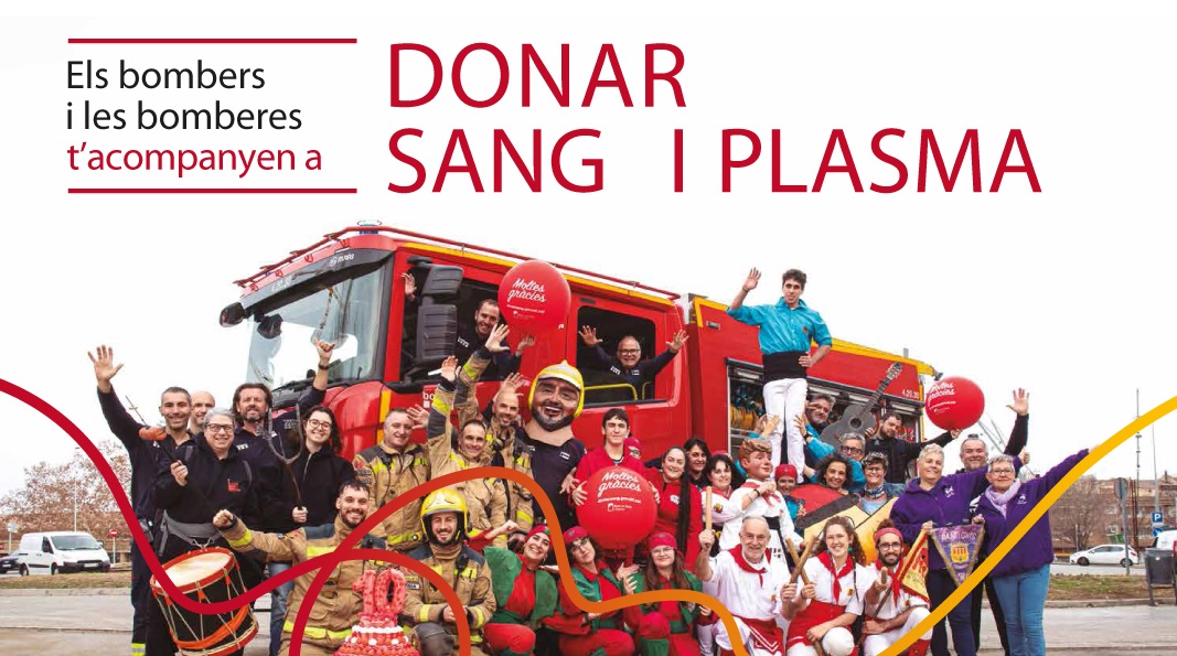 Berga acollirà una campanya de donació de sang i plasma el 13 i 14 de març en col·laboració amb els Bombers de la Generalitat