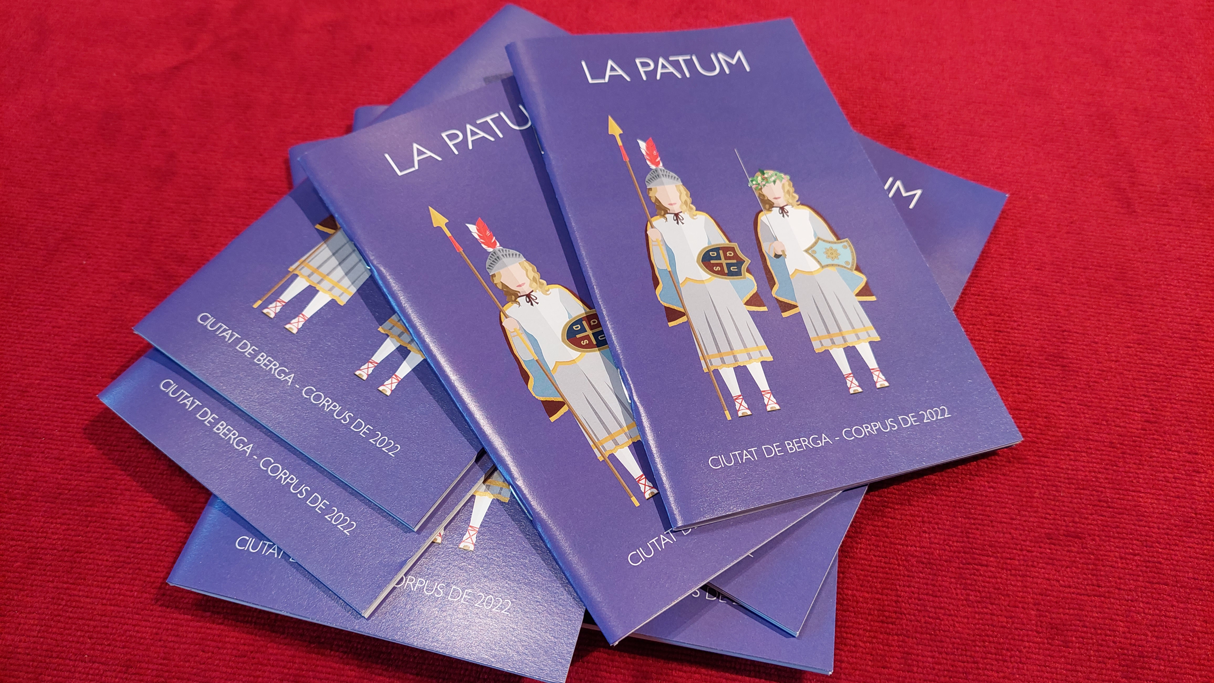 Programa de mà de La Patum de 2022. Portada de Les Reines del Mambo, guanyadores del Concurs de cartells de 2022 