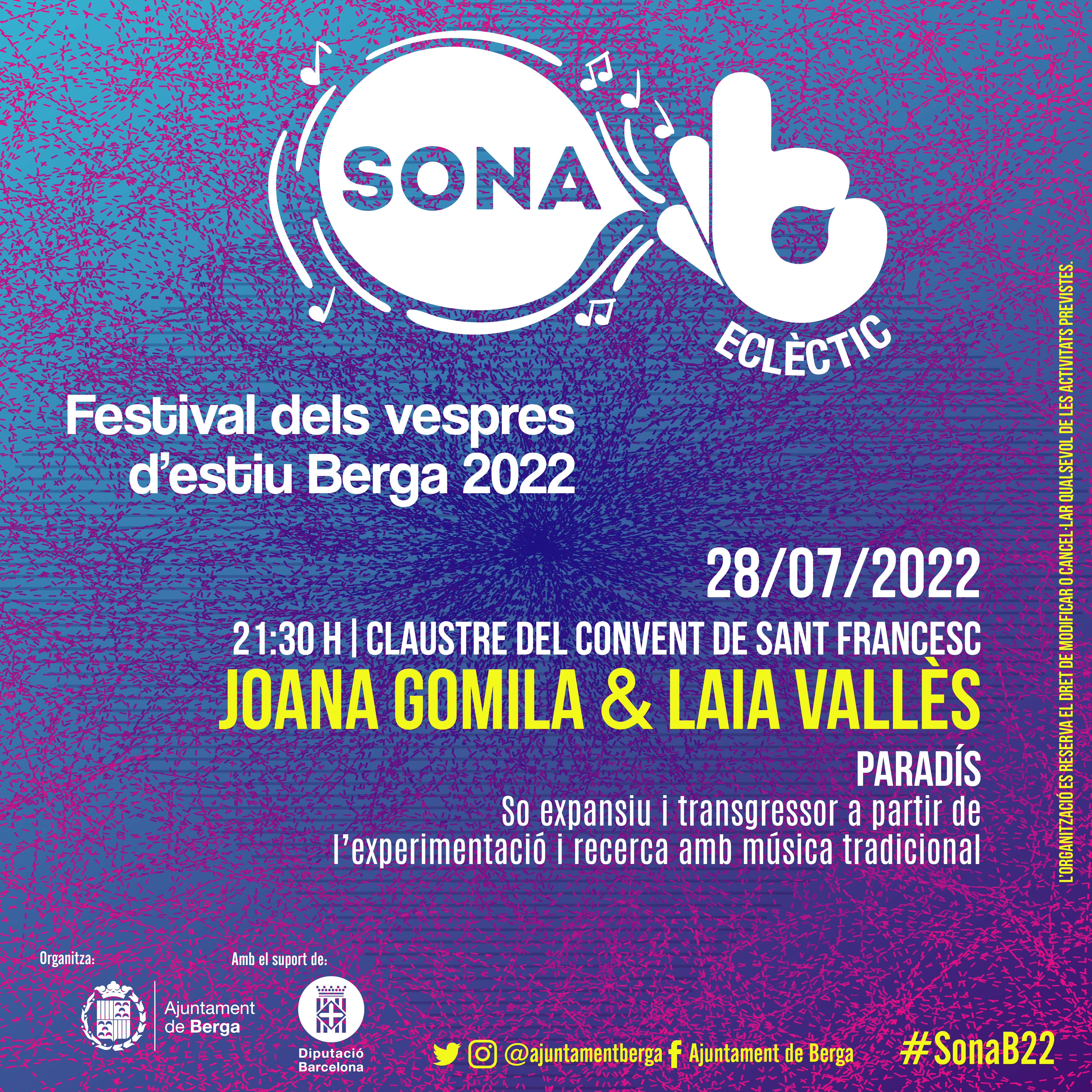 SonaB Eclèctic: Joana Gomila & Laia Vallès 