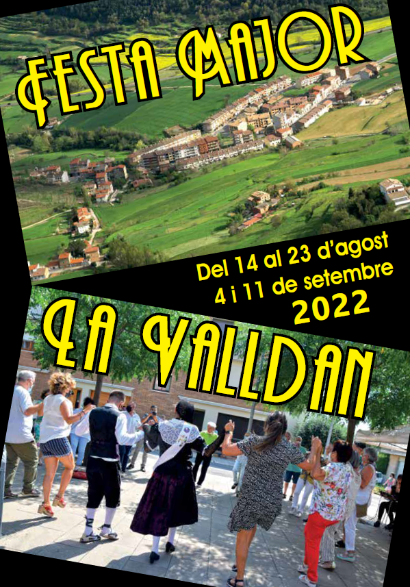 Cartell - Festa Major de La Valldan 2022 