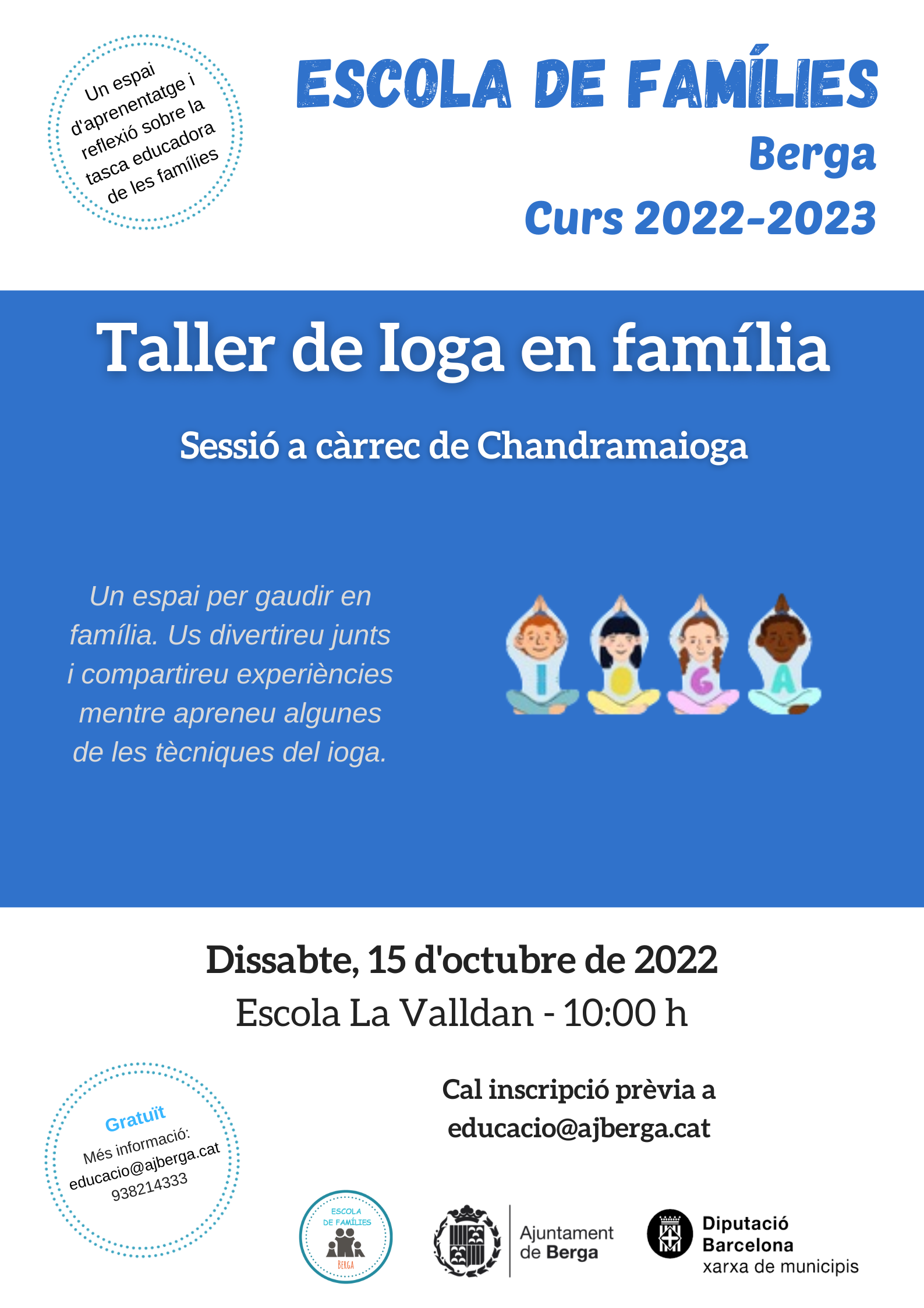 Taller de ioga en família 