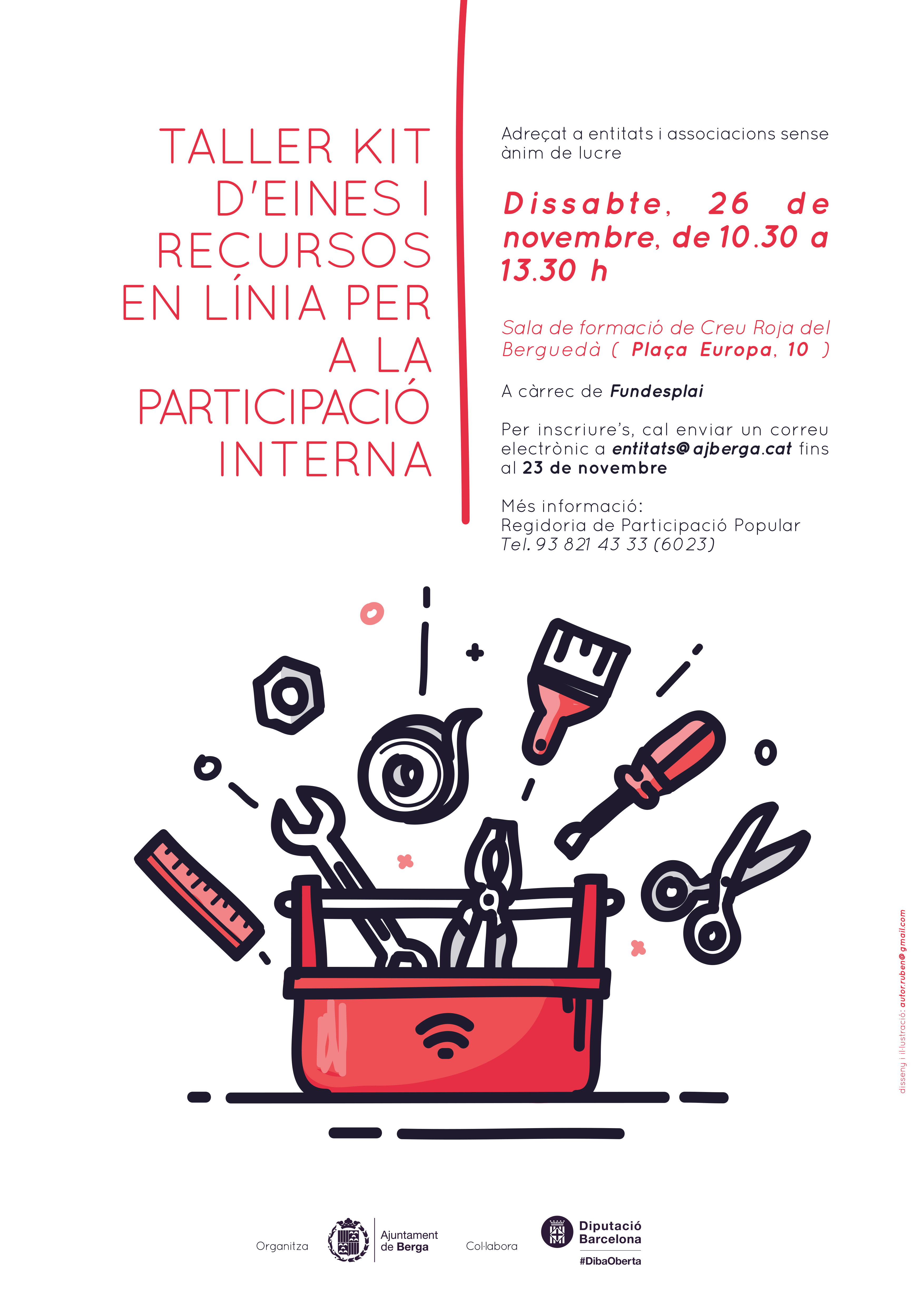 Taller kit d'eines i recursos en línia per a la participació interna