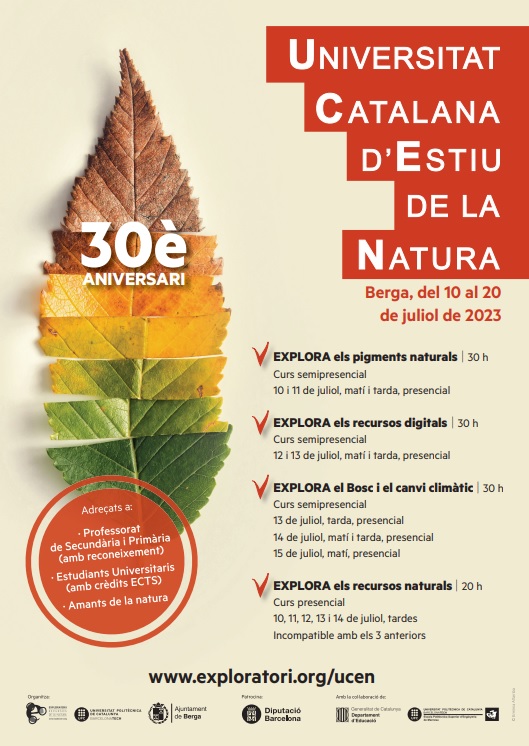 Cartell - Universitat Catalana d'Estiu de la Natura 