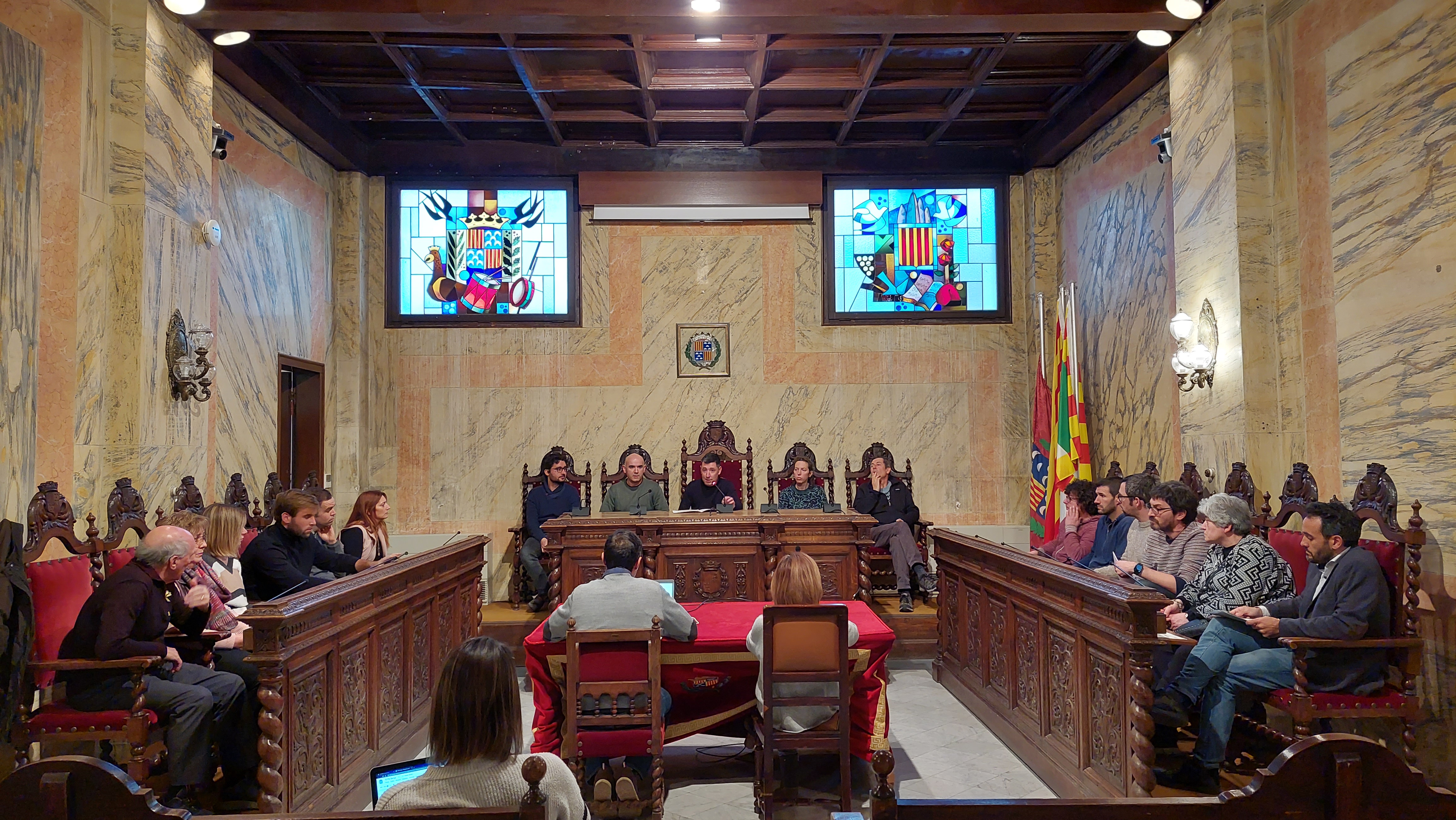 Resum del ple de la corporació corresponent a la sessió extraordinària de febrer de 2023
