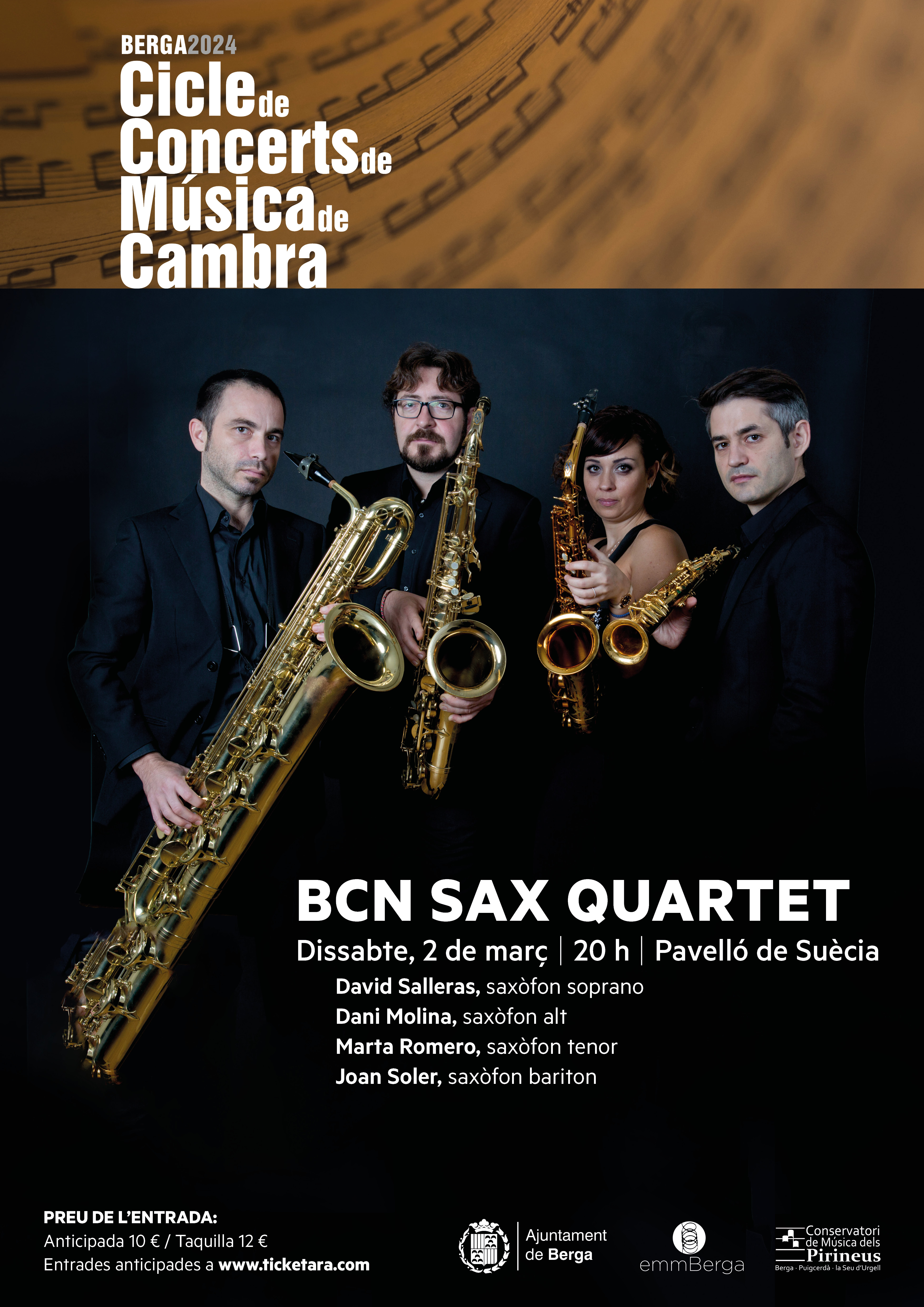 Concert: BCN Sax Quartet 