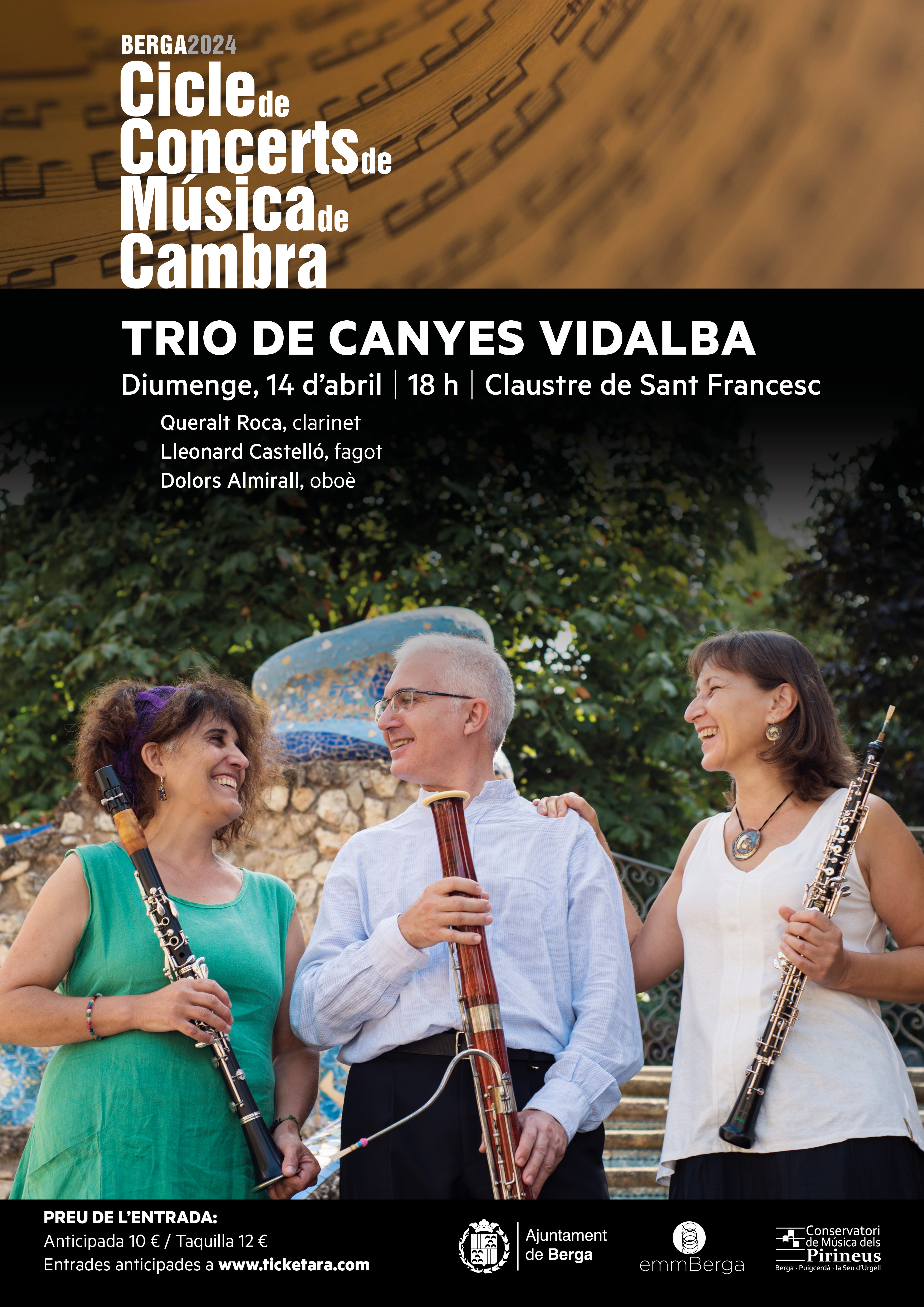 Concert: Trio de canyes Vidalba