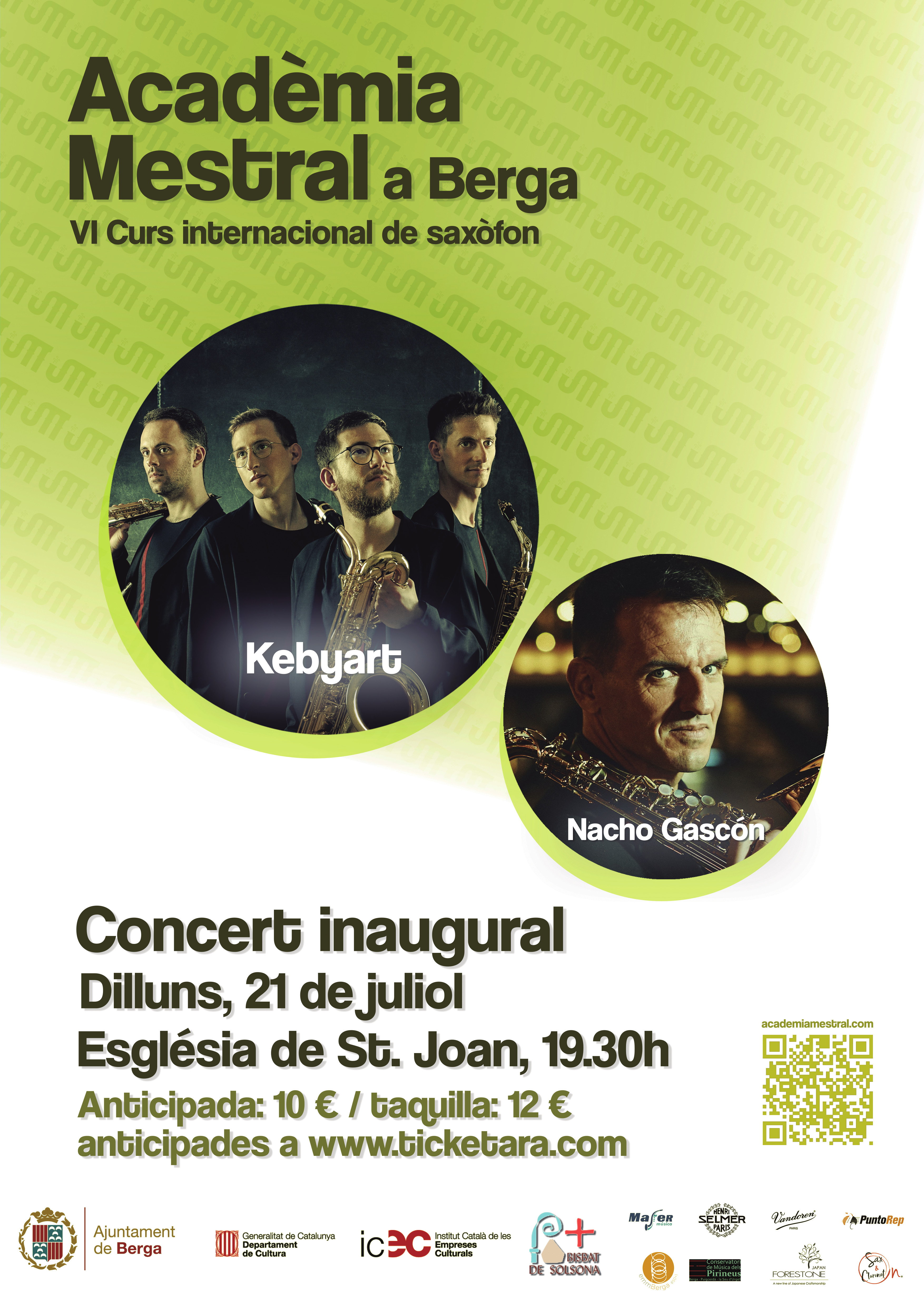Acadèmia Mestral: Concert inaugural amb Kebyart i Nacho Gascón
