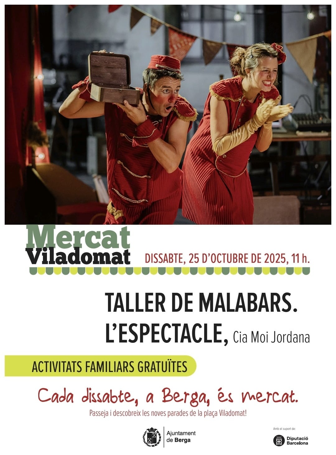 Espectacle familiar: "Taller de Malabars. L'espectacle" amb la Cia Moi Jordana
