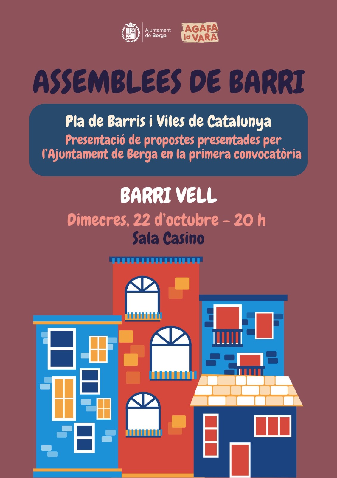 Assemblees de barri: Barri Vell - Propostes del Pla de Barris i Viles de Catalunya 