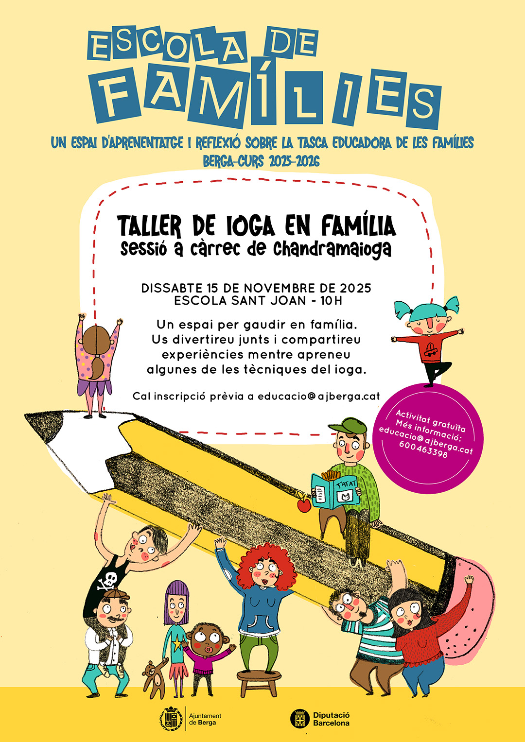  Escola de famílies: Taller de ioga