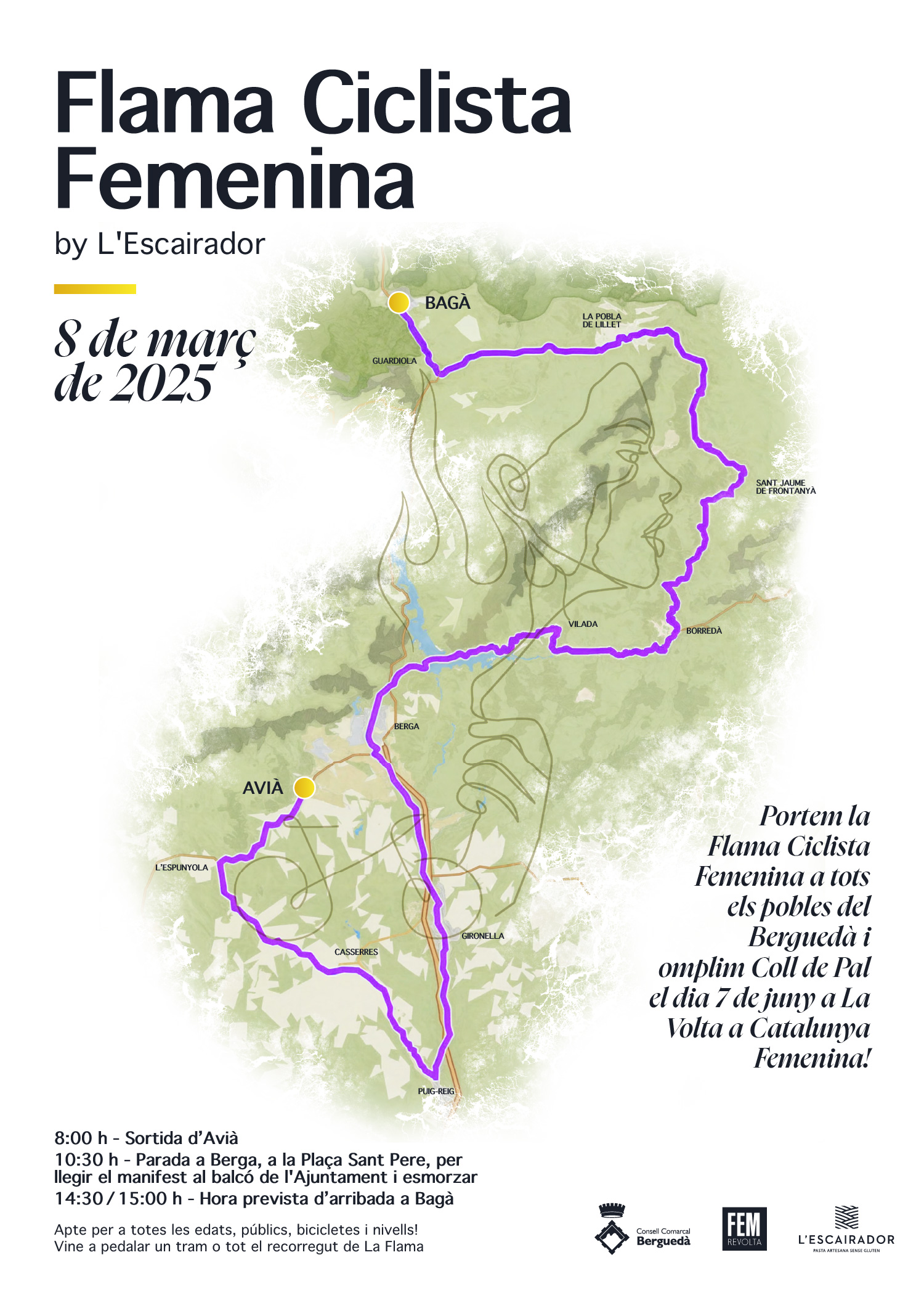 Cartell - Flama Ciclista Femenina 