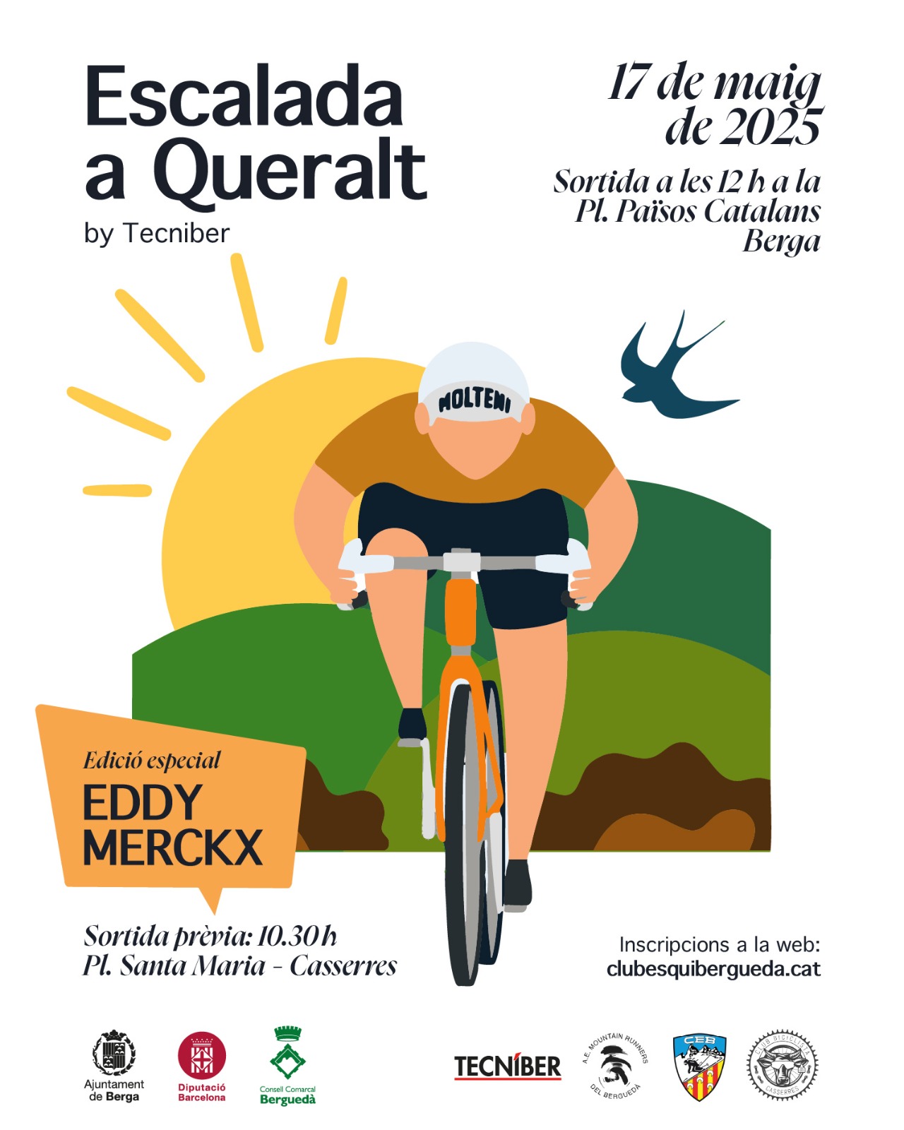 Cartell - Cronoescalada ciclista a Queralt