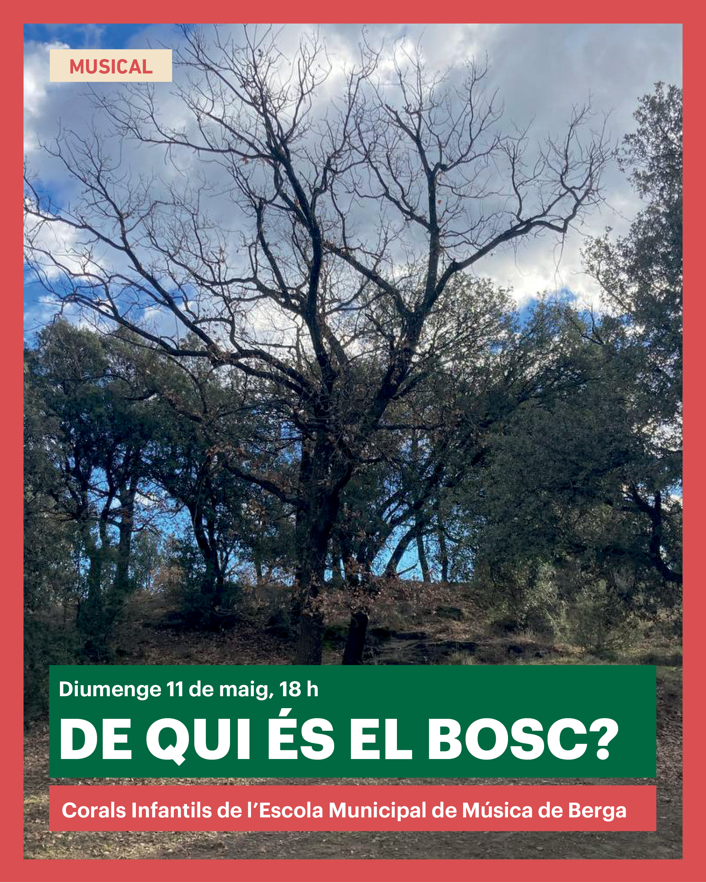 Musical: "De qui és el bosc?" amb les Corals de l'EMM Berga