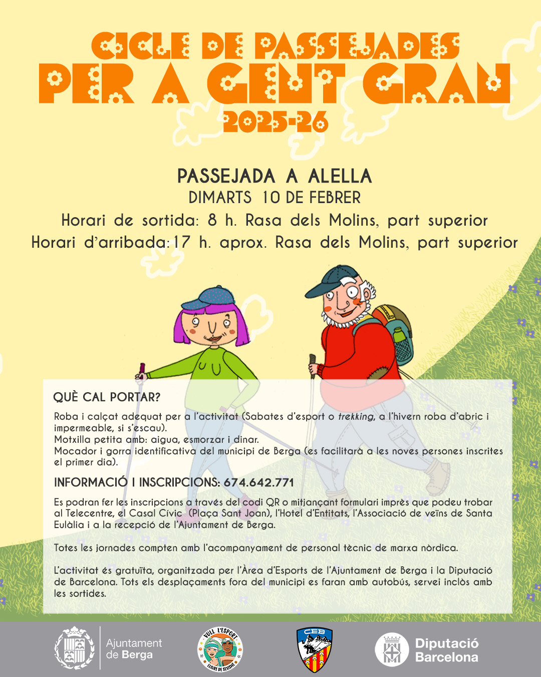 Cicle de passejades per a gent gran: Alella