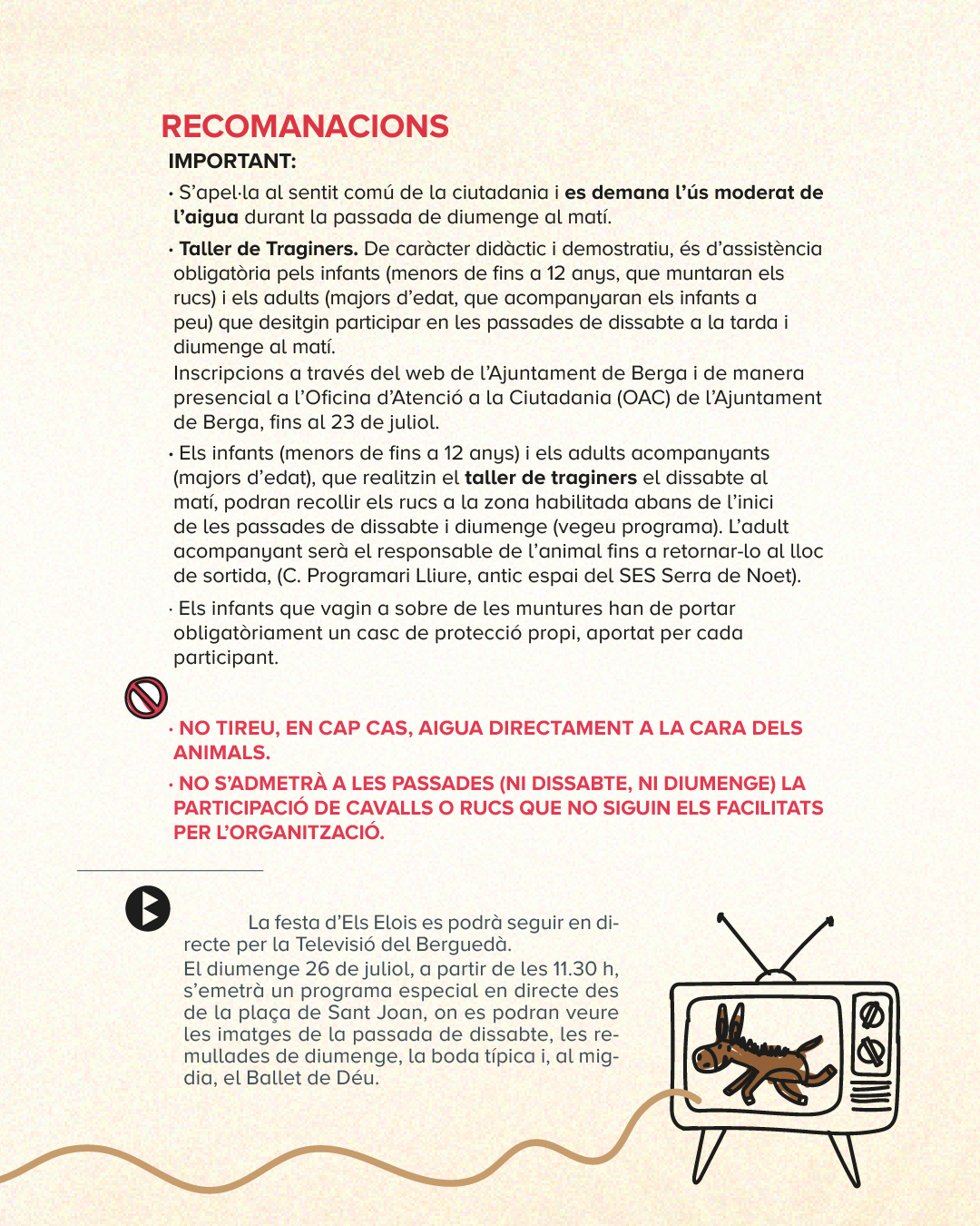 Actes d'Els Elois 2026 Actes d'Els Elois 2026