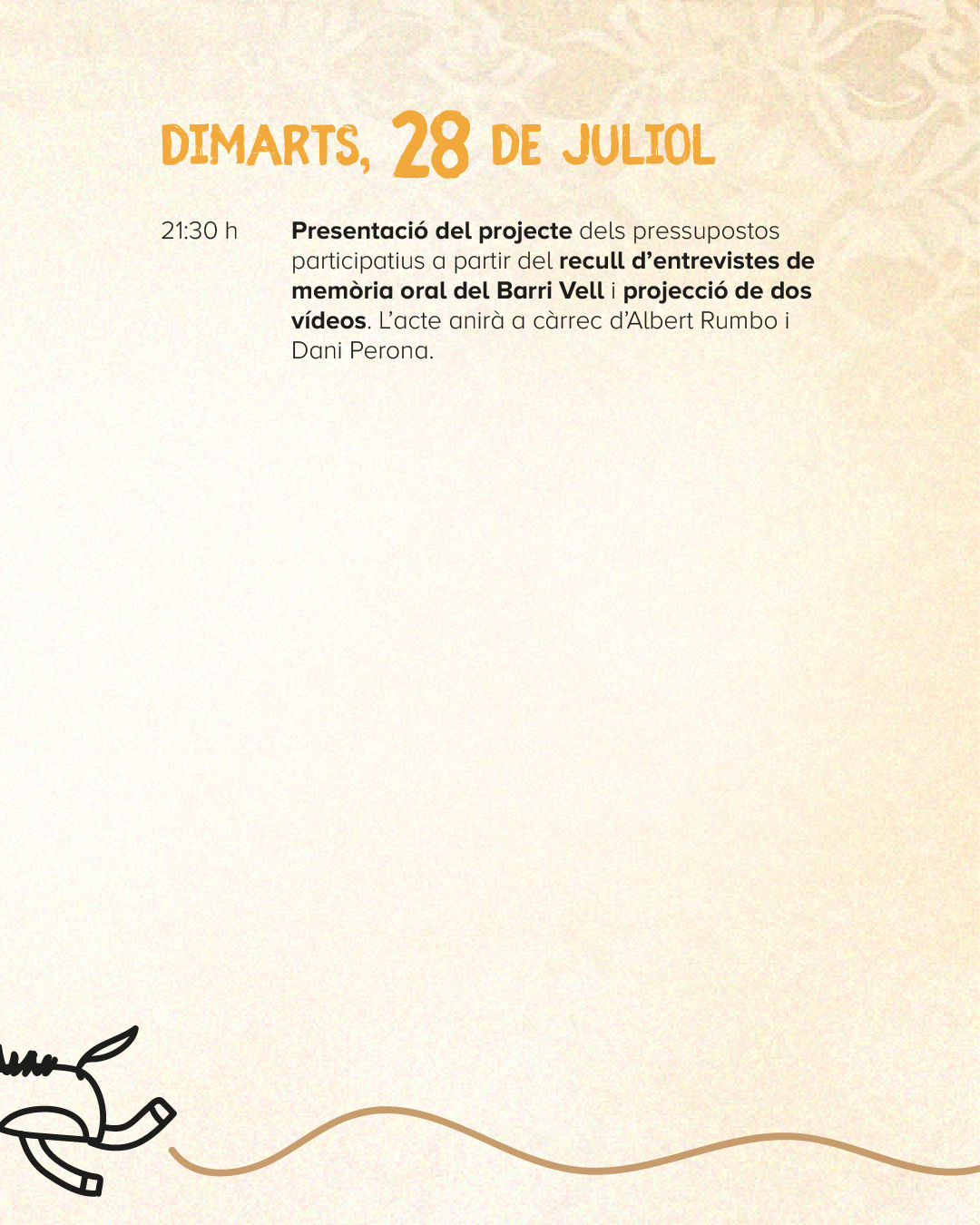 Actes d'Els Elois 2026 Actes d'Els Elois 2026
