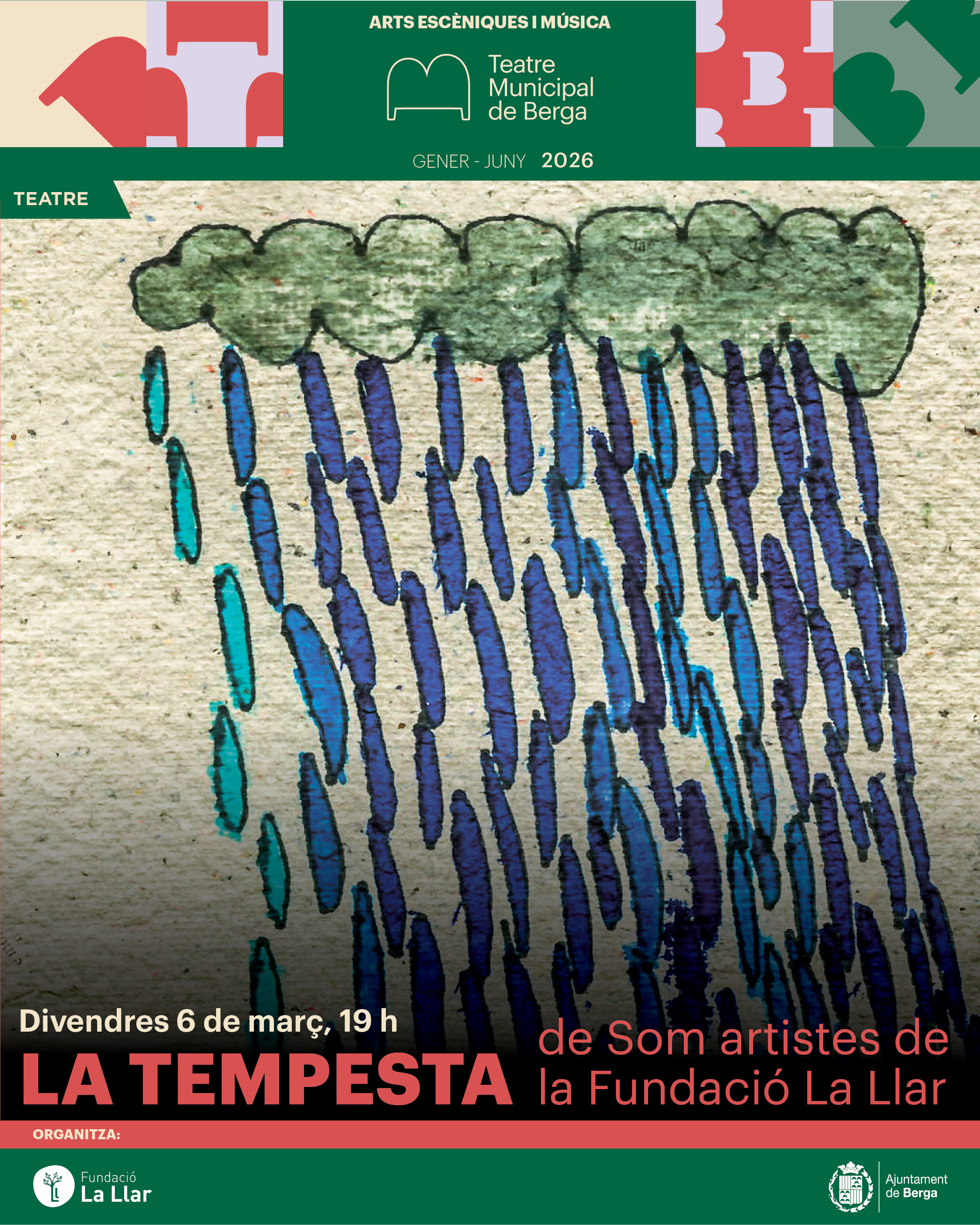 Teatre: "La tempesta" amb Som artistes de la Fundaci&oacute; La Llar