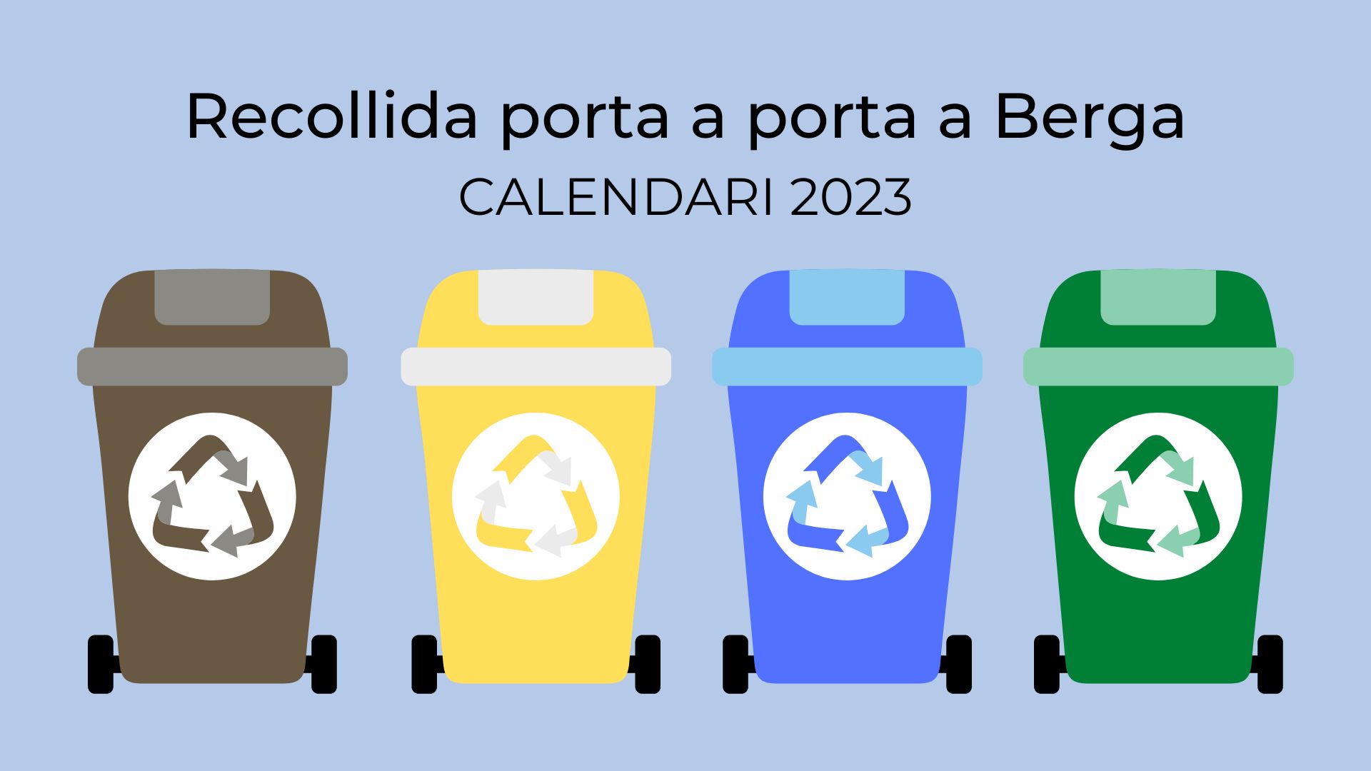 Calendari 2023 - Recollida porta a porta a Berga 