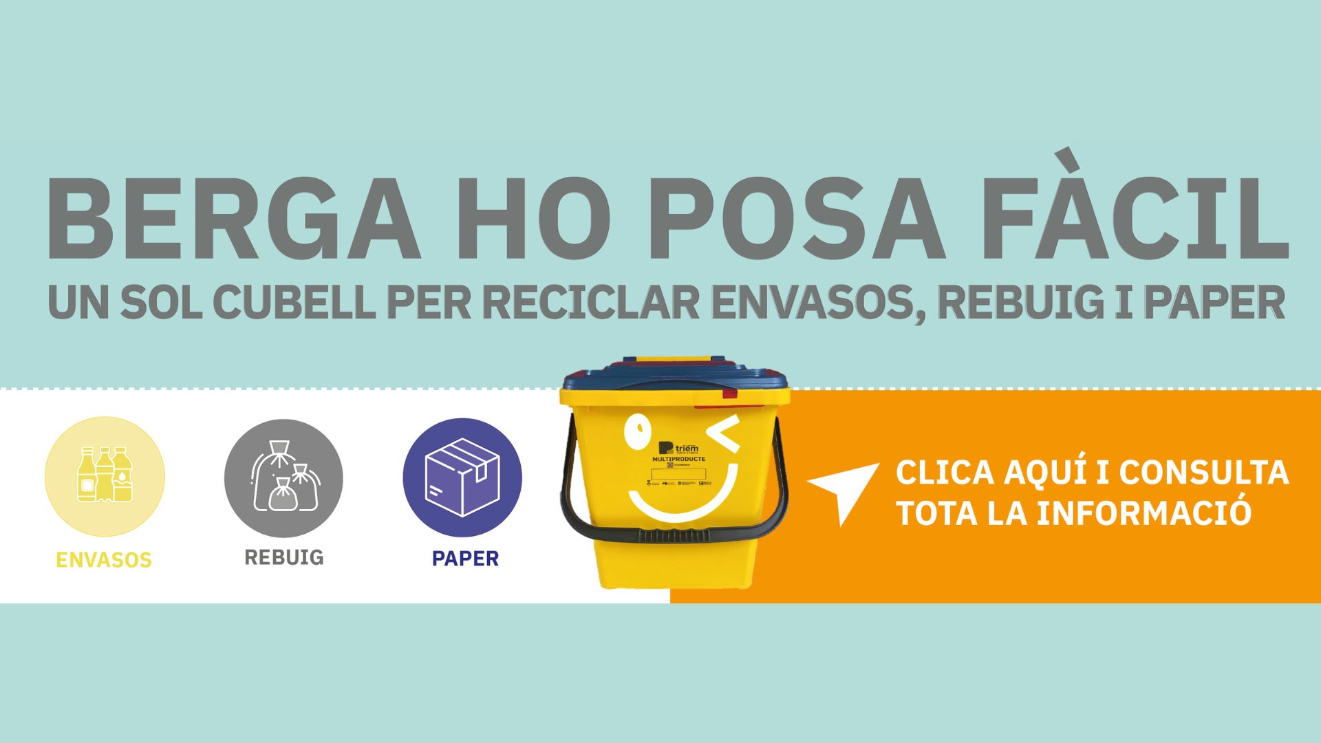 Implantació del cubell multi producte a Berga