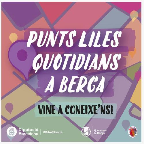 Berga s'adhereix a una prova pilot de DIBA per acollir punts liles quotidians i crear una xarxa local d'informació i sensibilització sobre les violències masclistes