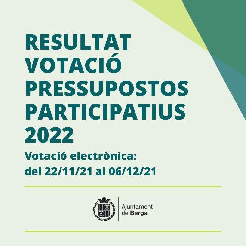 Berga destinarà els 35.000 euros dels pressupostos participatius de 2022 a la cardioprotecció, millores al Barri Vell, una diada castellera, una mostra artística i activitats de làser tag