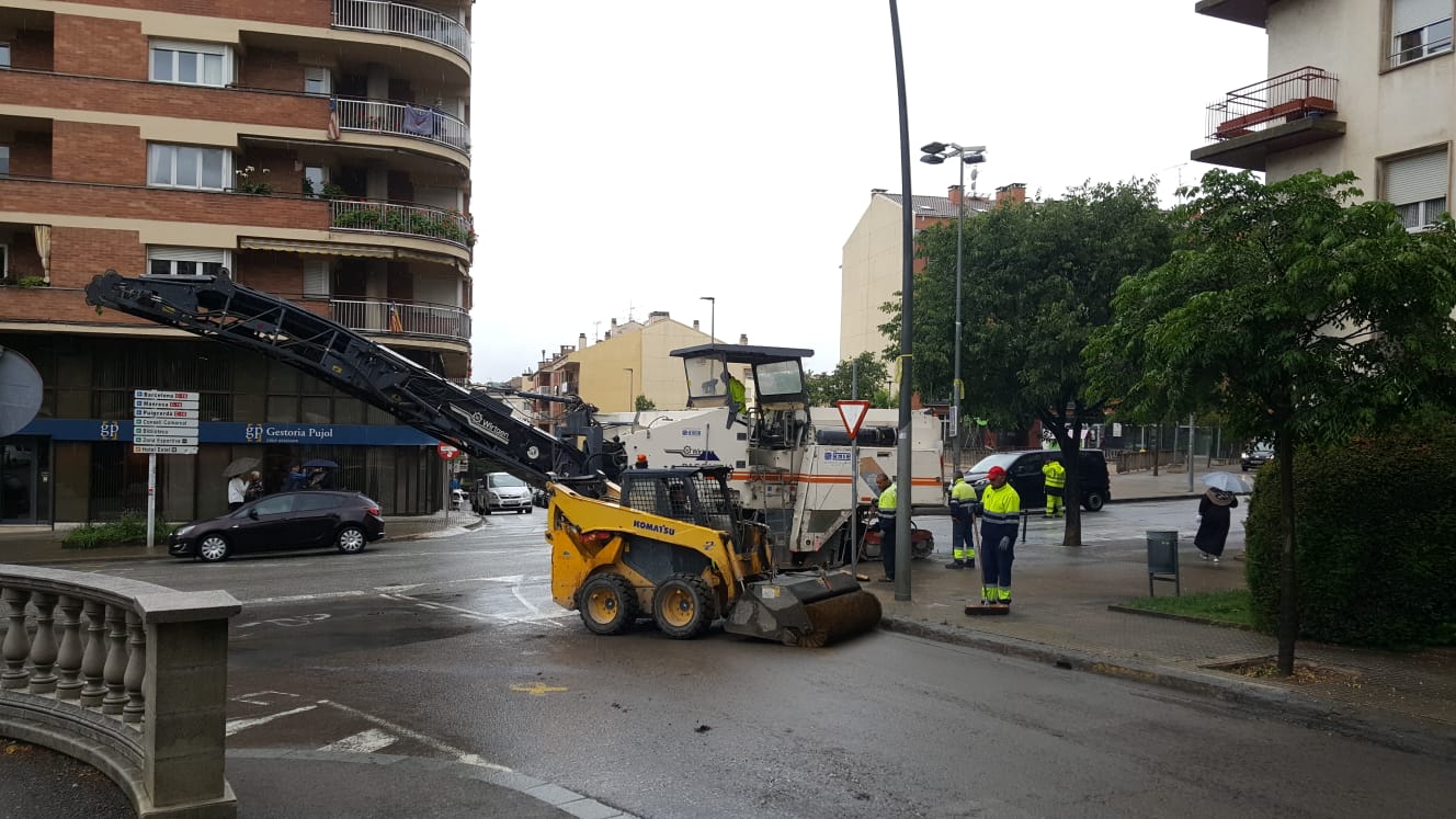 Berga farà la primera fase de pavimentació de diversos trams del nucli urbà del 12 al 19 de desembre  