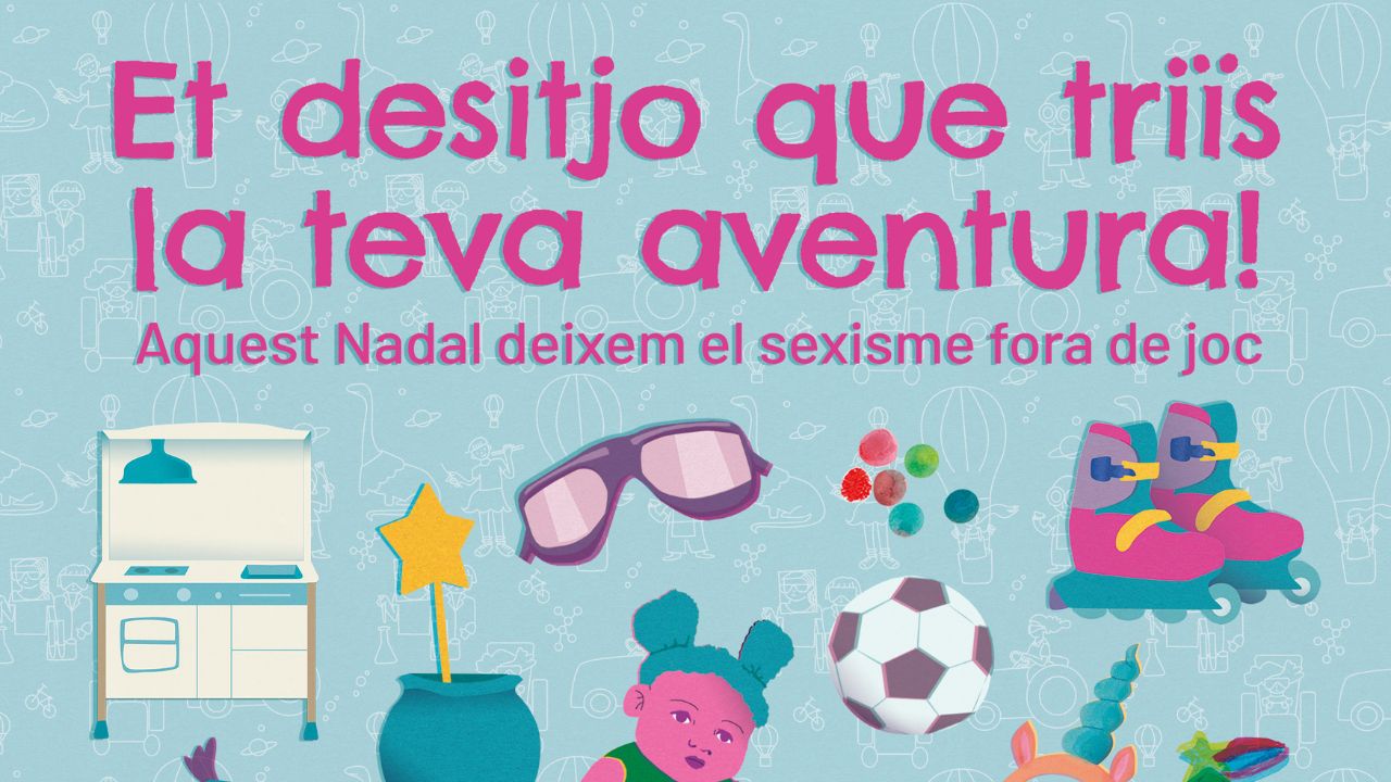 Cartell de la campanya de joguines sense gènere 