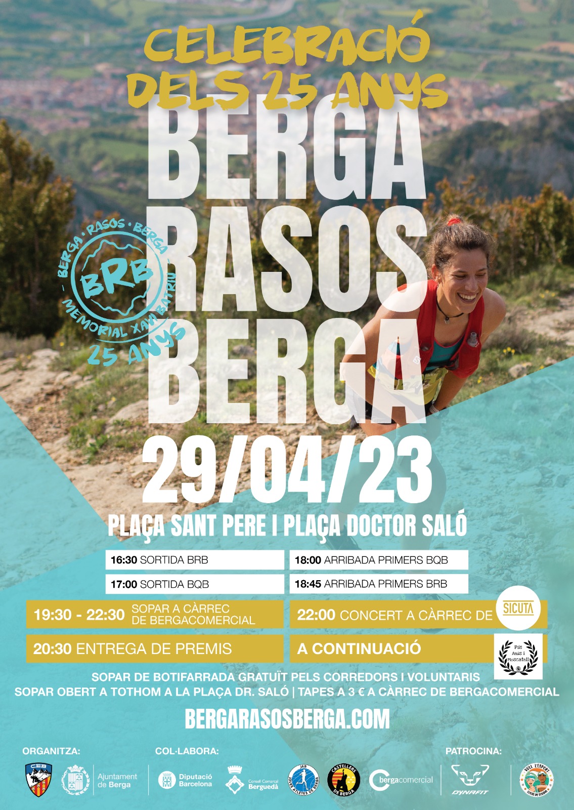 Cartell - 25a edició de la Berga-Rasos-Berga