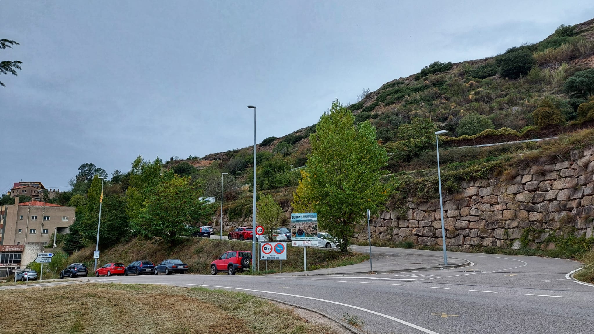 L'Ajuntament de Berga inicia les obres al vial d'accés a les noves urgències de l'hospital 