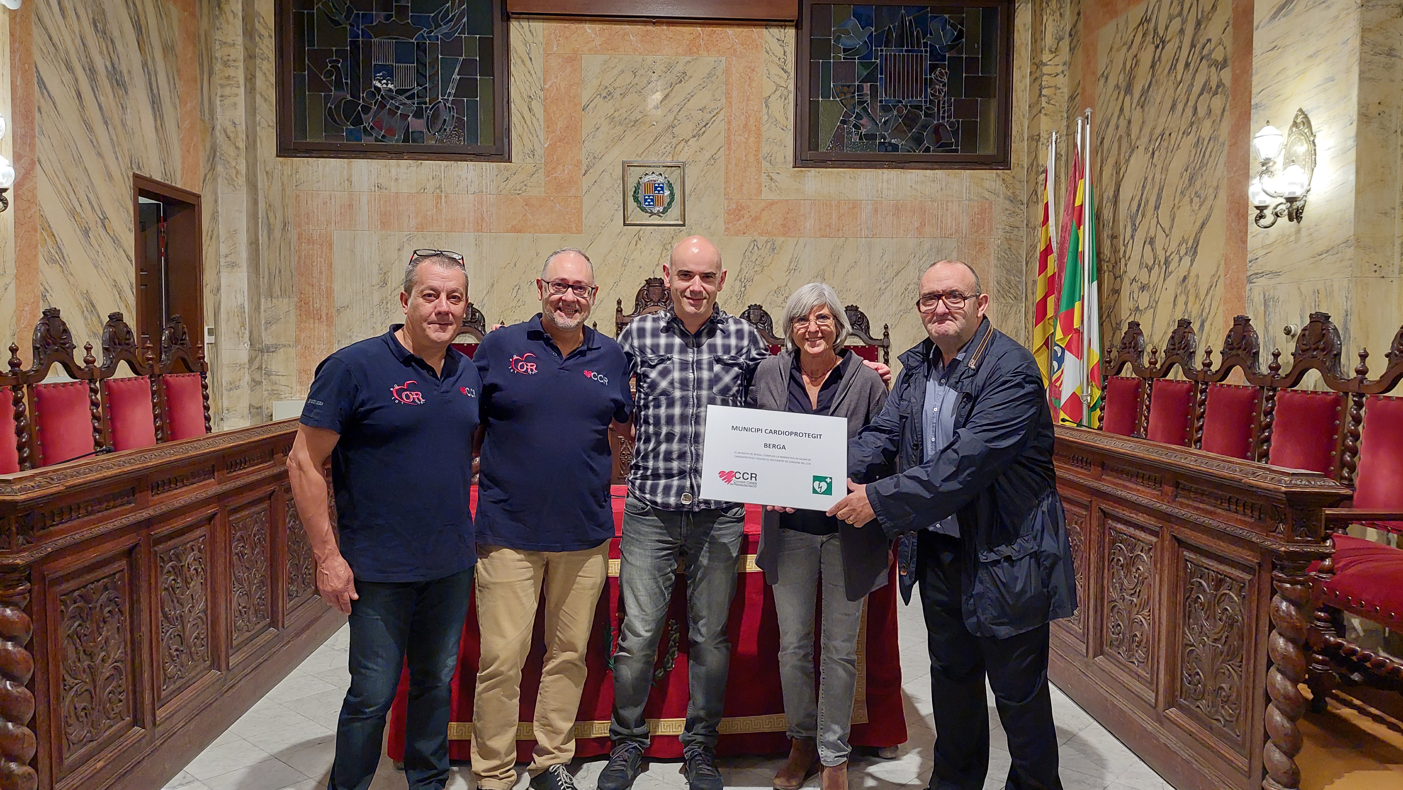 Berga obté la certificació com a ciutat cardioprotegida disposant d'una xarxa de 25 desfibril·ladors