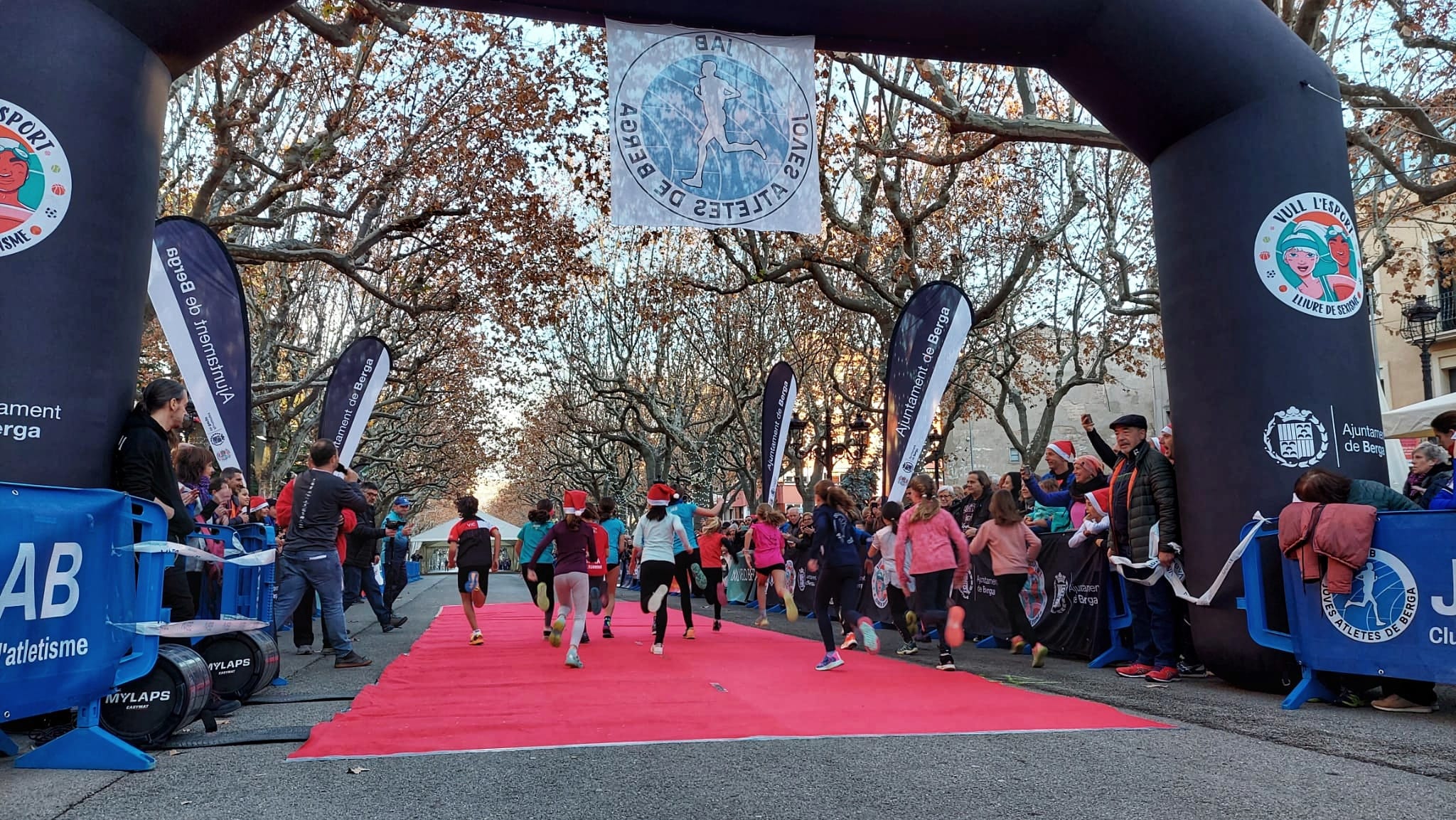 Un miler de participants acomiadaran l'any corrent en la XXIV edició de les curses de Sant Silvestre de Berga