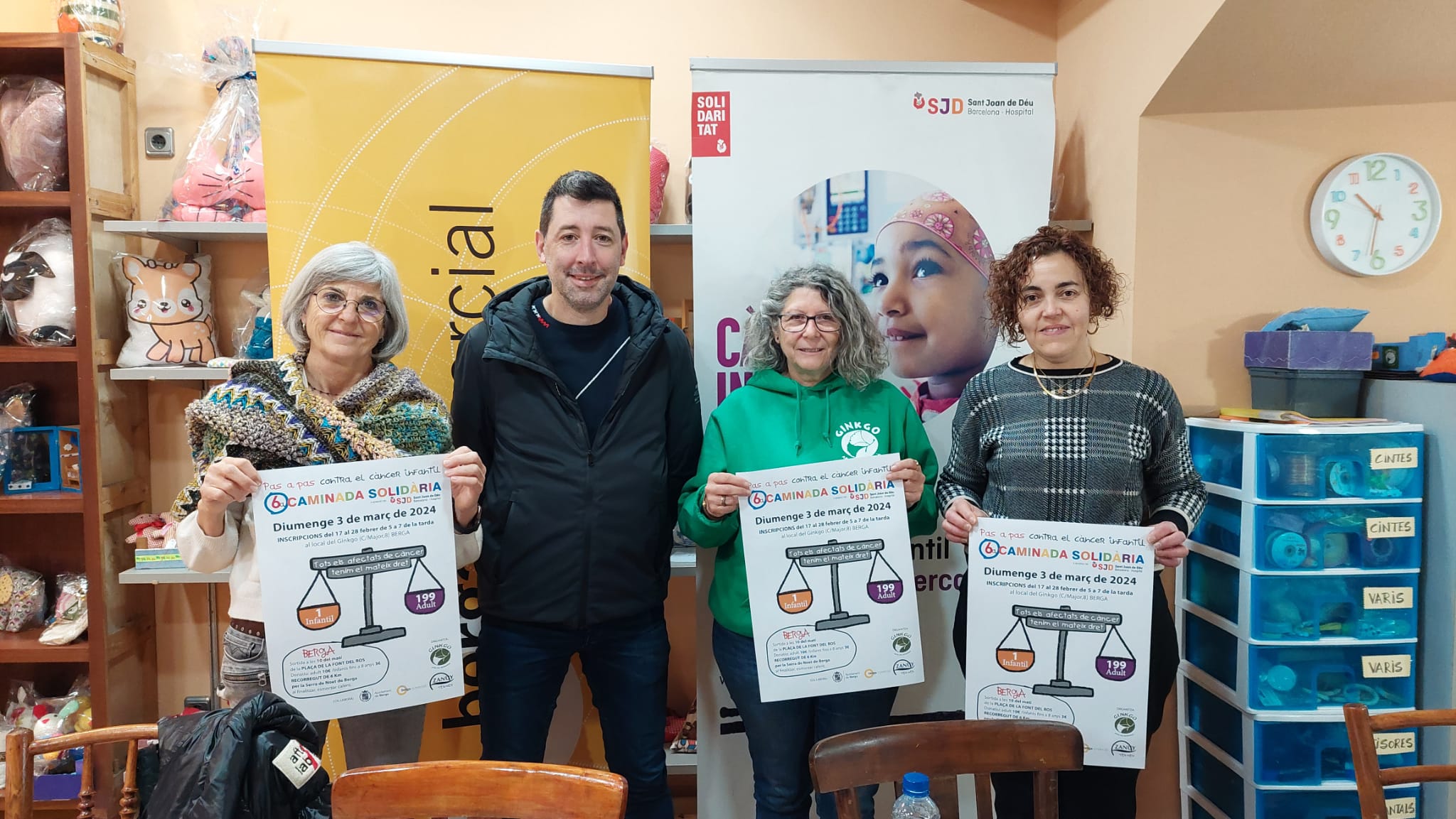 Berga promou la sensibilització i la investigació del càncer infantil amb la caminada solidària de Ginkgo del 3 de març