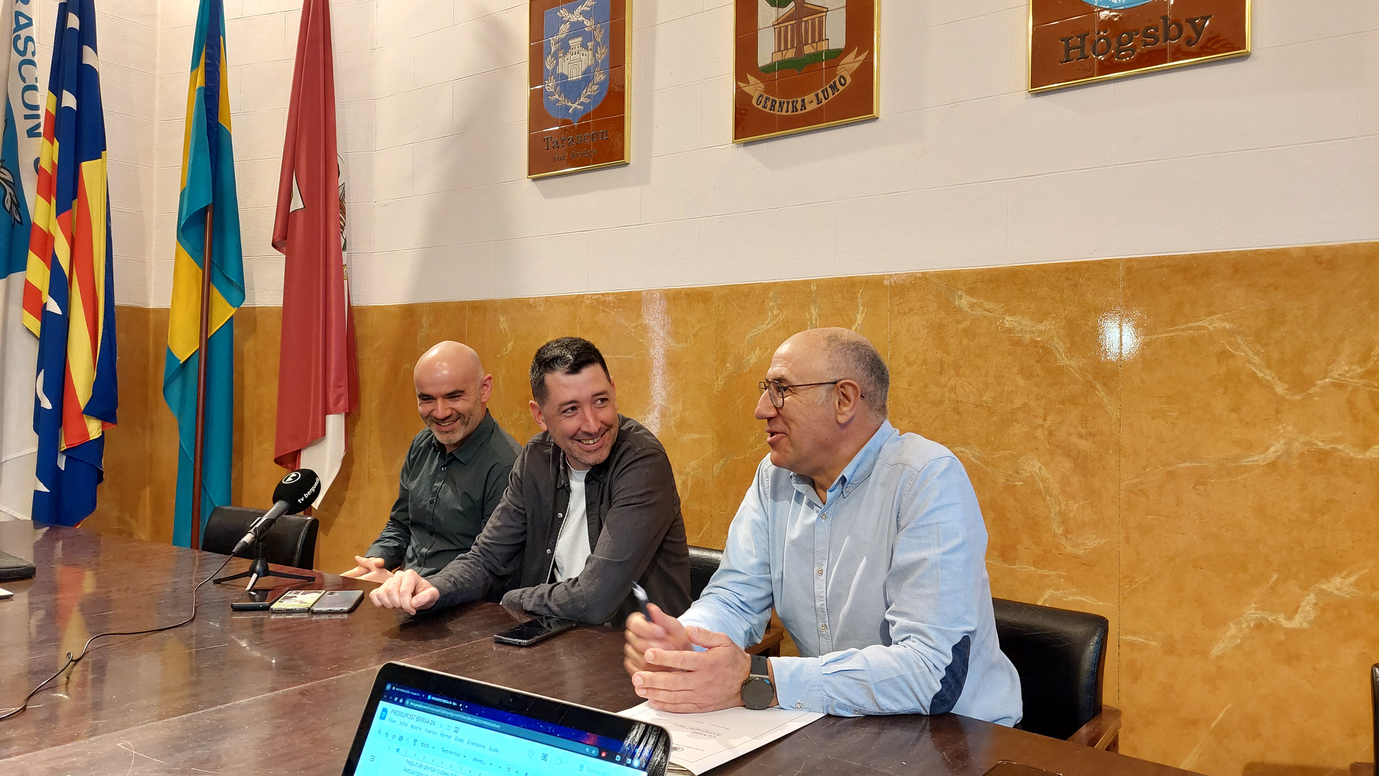 Berga presenta un pressupost de 23,3 milions d'euros que inclou 4,5 milions per a projectes d'inversió   