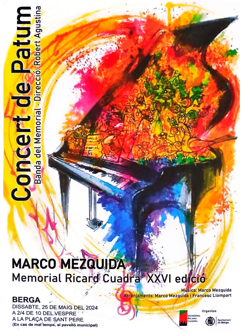 Cartell - XXVI Concert del Memorial Ricard Cuadra 