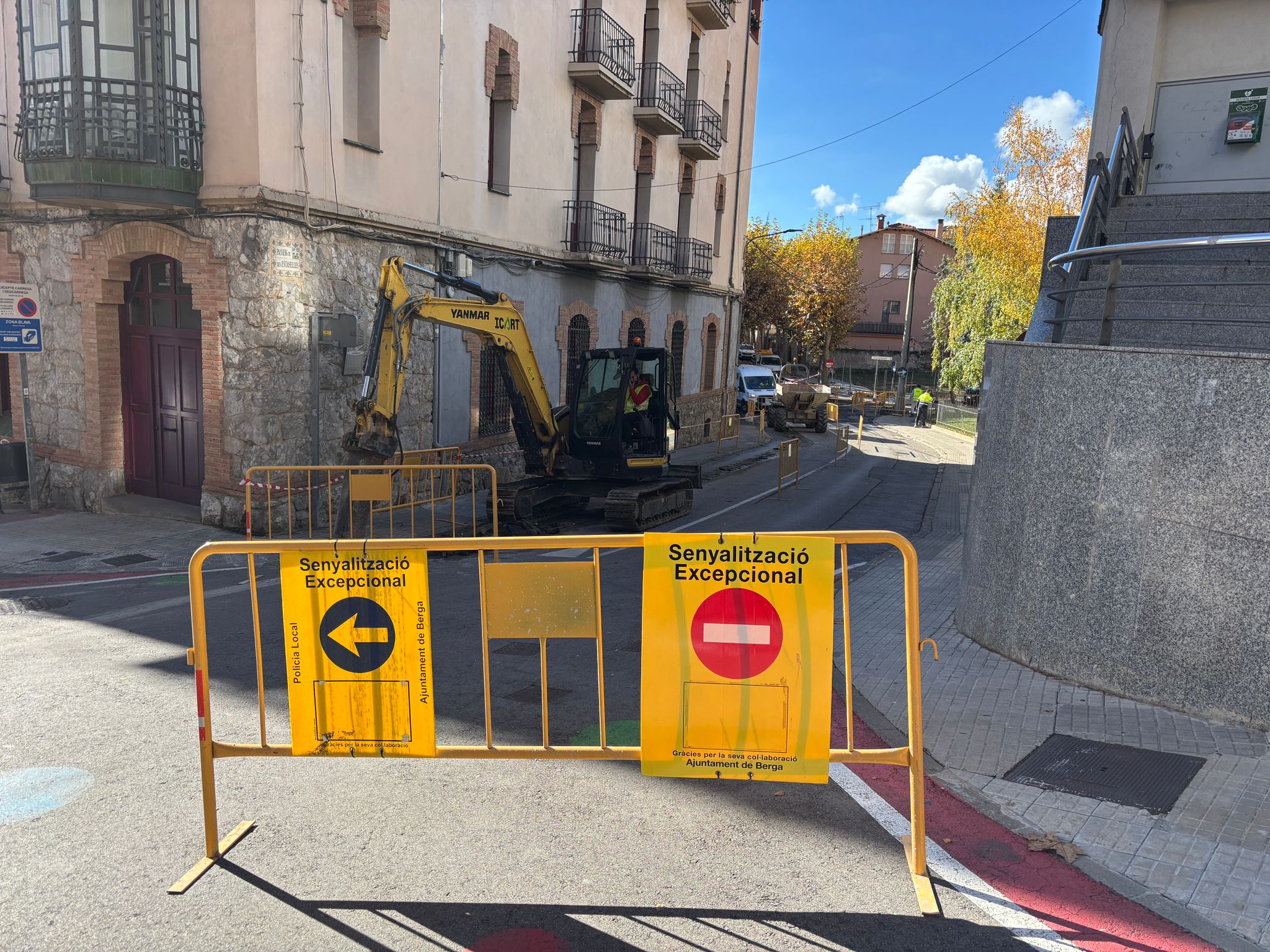 Berga inicia les obres d'arranjament de la xarxa de reg de l'aigua del Lledó que implicaran alteracions puntuals de trànsit