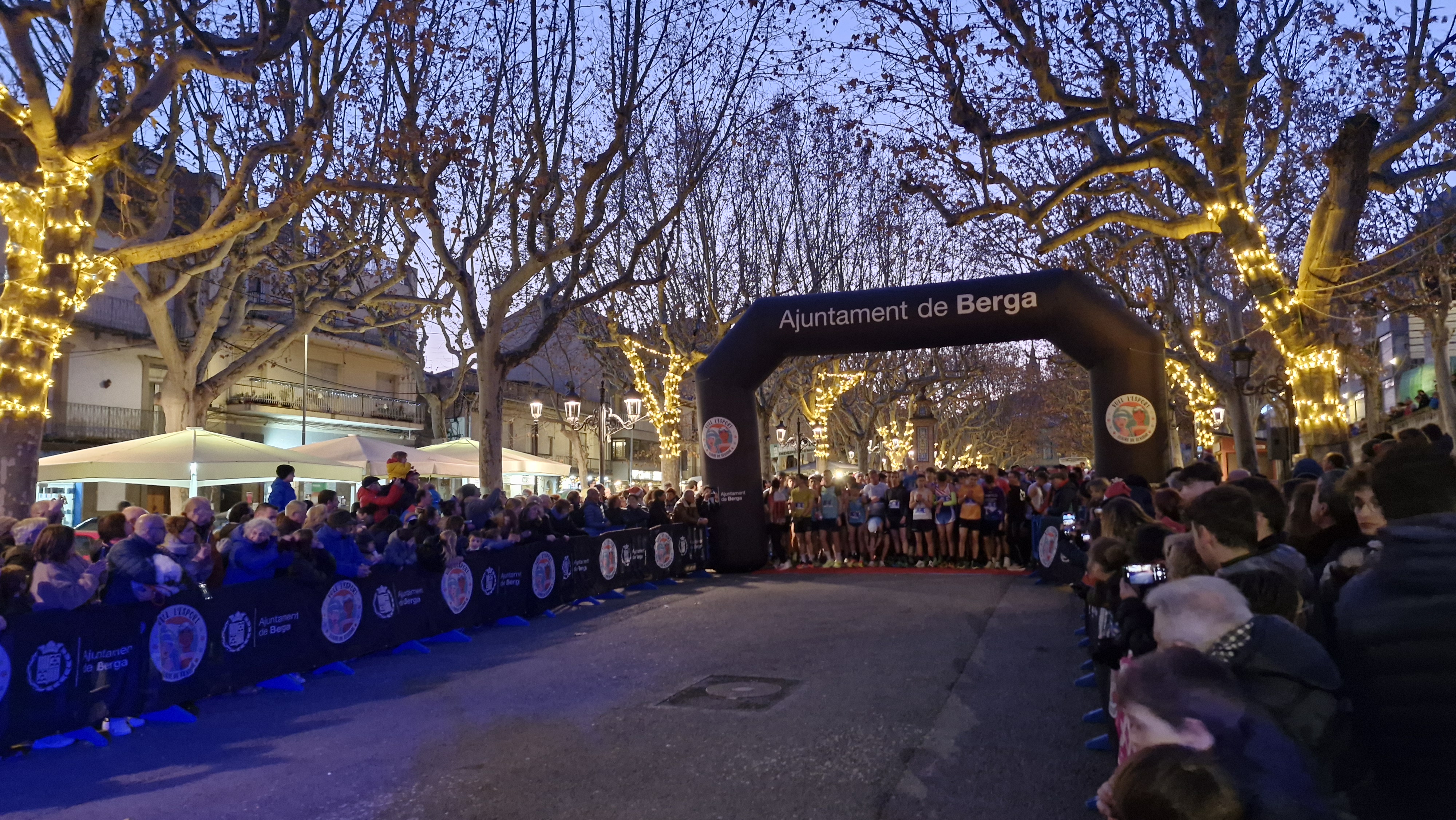 La XXV edici&oacute; de les curses de Sant Silvestre de Berga exhaureix el miler de places disponibles