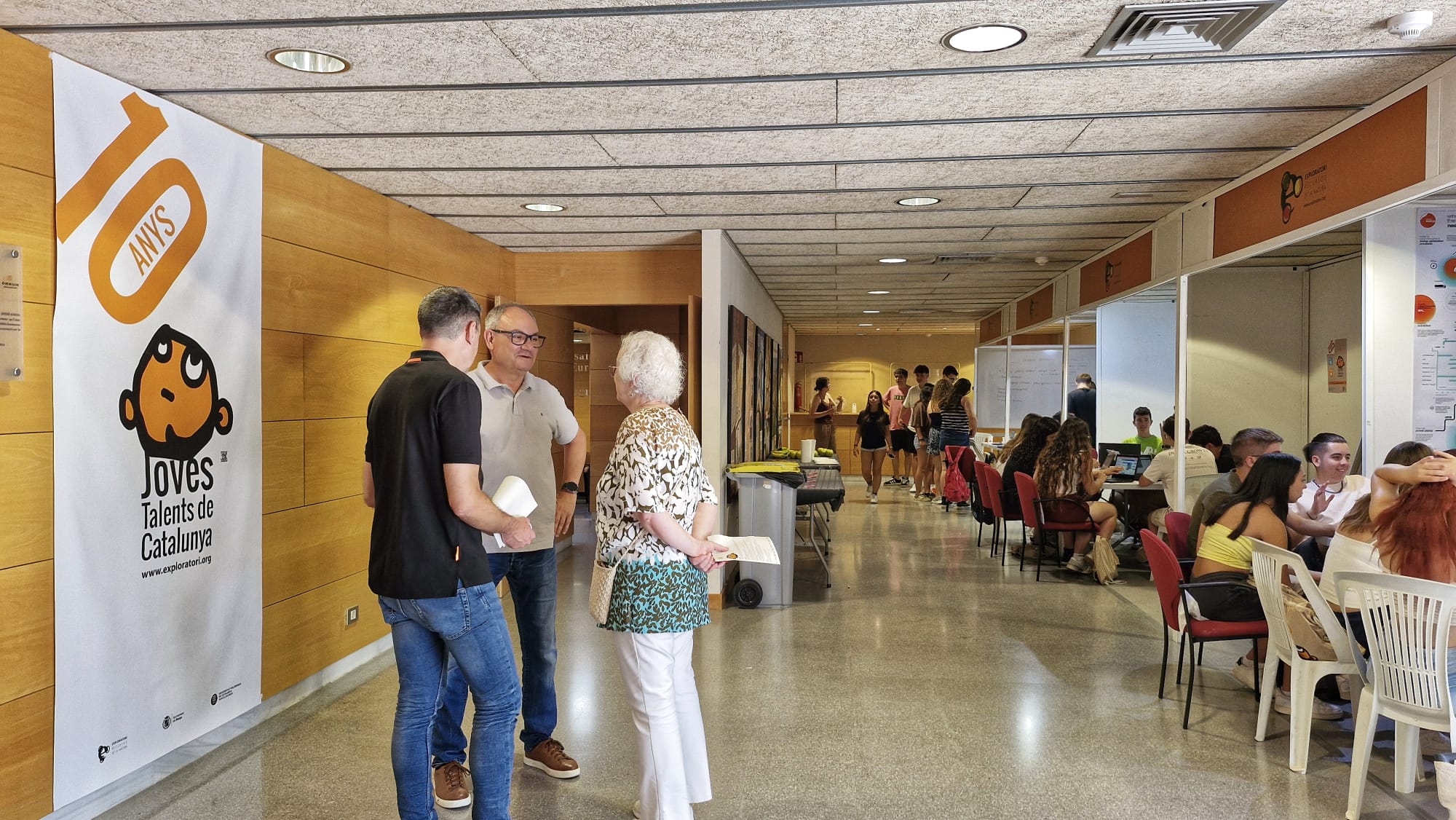 Celebració del 10è Fòrum de Joves Talents de Catalunya, al Pavelló de Suècia