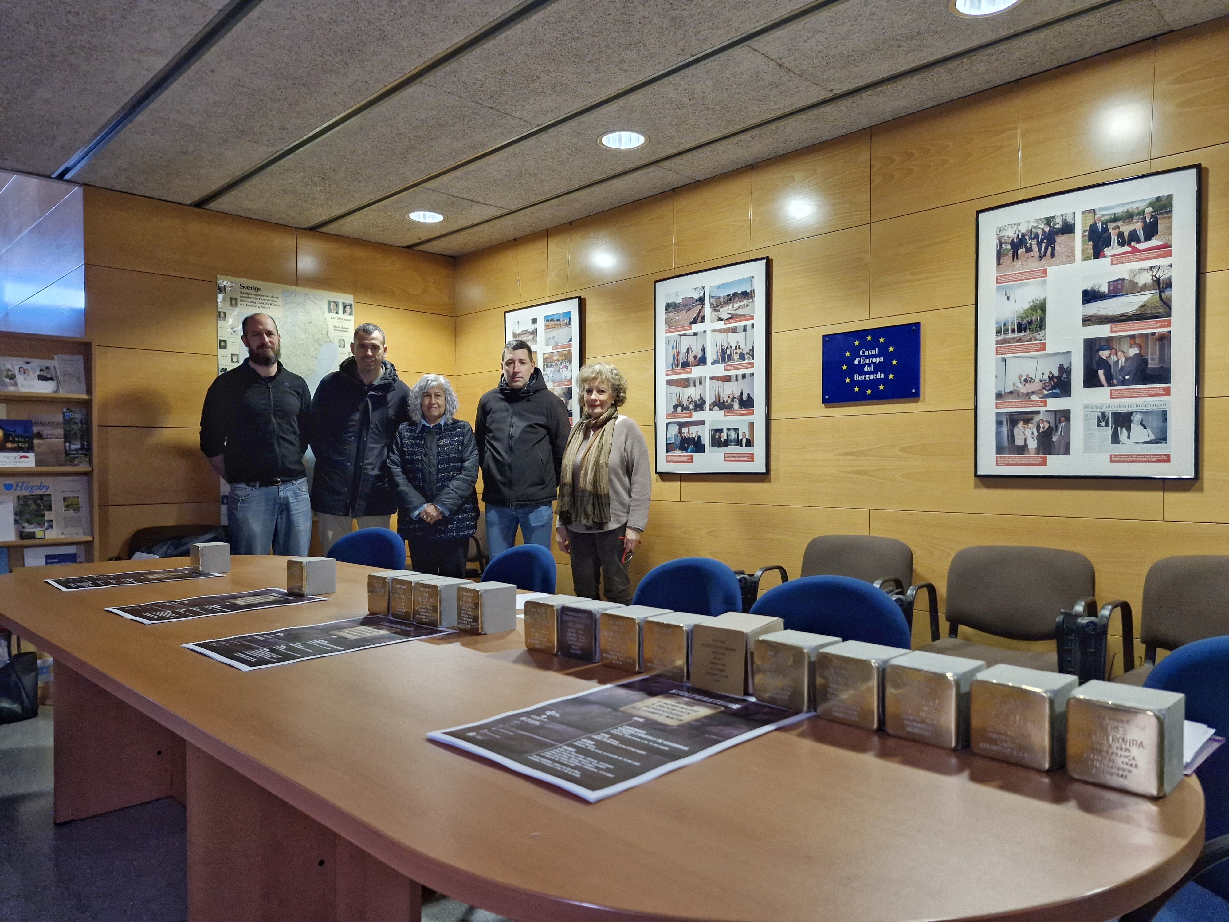 Berga homenatjar&agrave; les persones deportades als camps nazis amb la col&middot;locaci&oacute; de 10 llambordes Stolpersteine a l'abril