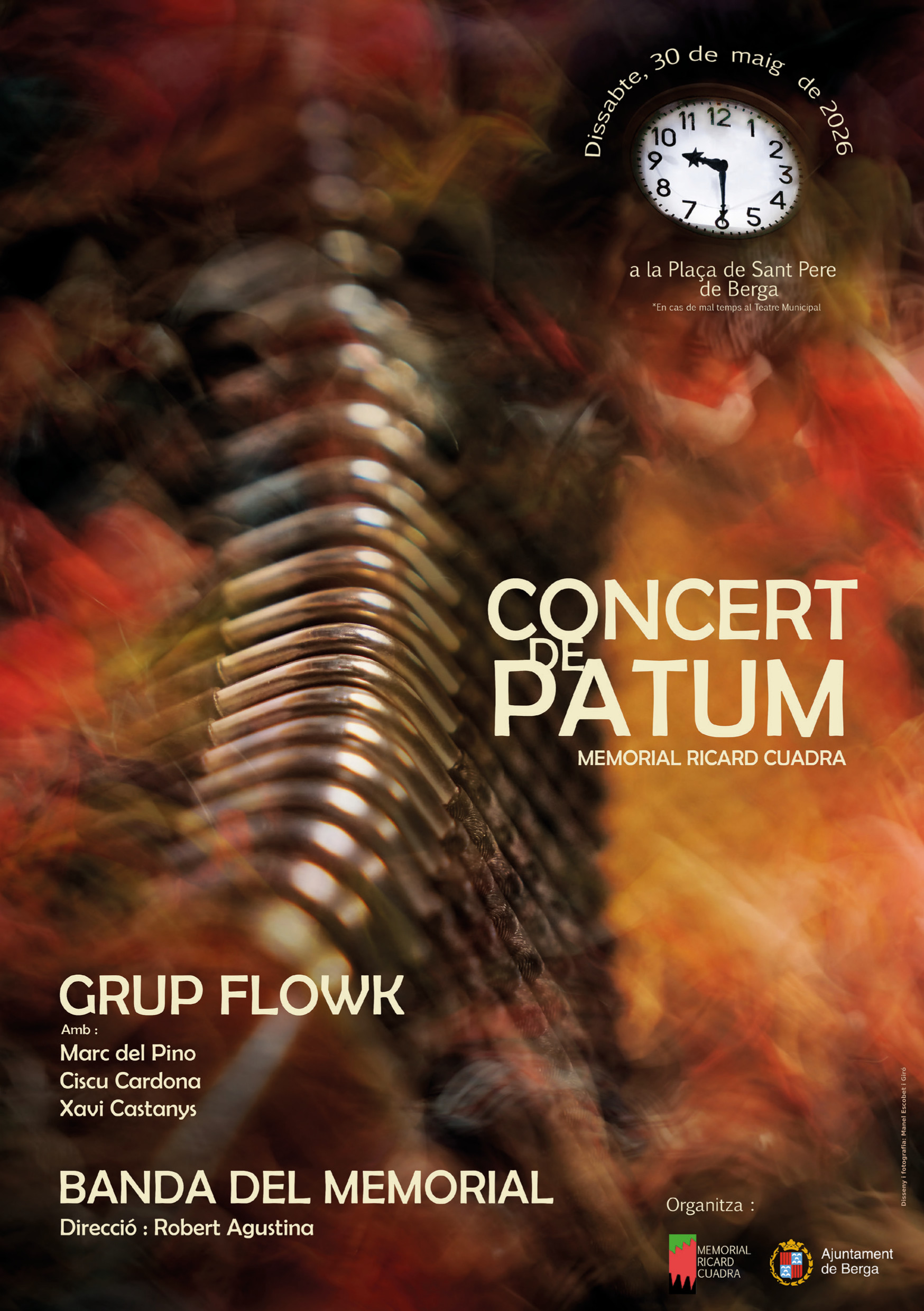 Cartell - XXVIII Concert de Patum Memorial Ricard Cuadra