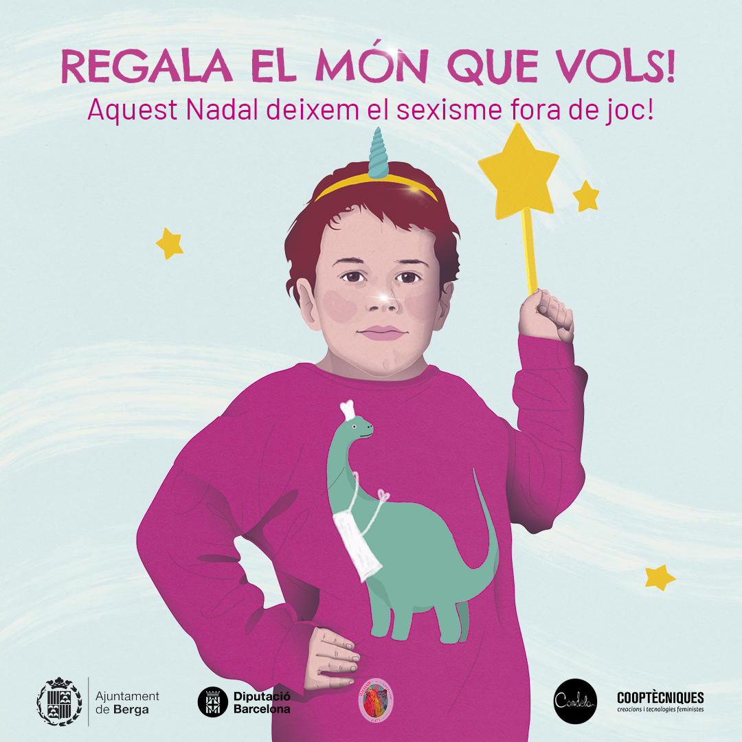Berga impulsa una campanya per promoure les joguines sense gènere i gaudir dels jocs sense diferències entre infants